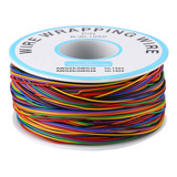 Cable 30 Awg Rollo 200m Wire Wrapping Color Arcoiris