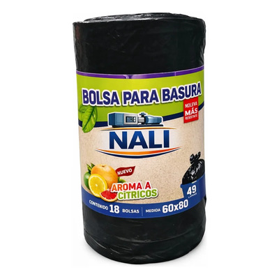 1 Kg De Bolsa  Negra 60x80cm 18 Bolsas Gruesas Resistentes | MercadoLibre