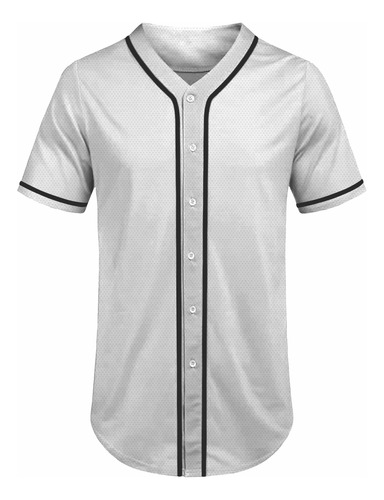 Playera Deportiva Casaca De Beisbol 100% Poliester Full