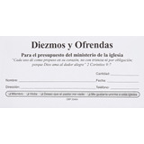 Libro:  Sobres De Diezmos Y Ofrendas (spanish Edition)