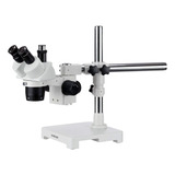 Amscope Microscopio Estéreo Trinocular Sw-3t24x, Oculares . Color Claro