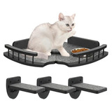 Hamaca Para Gatos, Estantes De Pared Para Gatos, 2 Muebles D