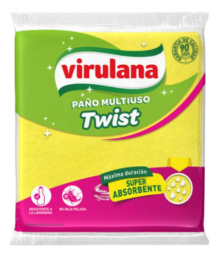 Paño Virulana Twist X3 (bulto X 25)