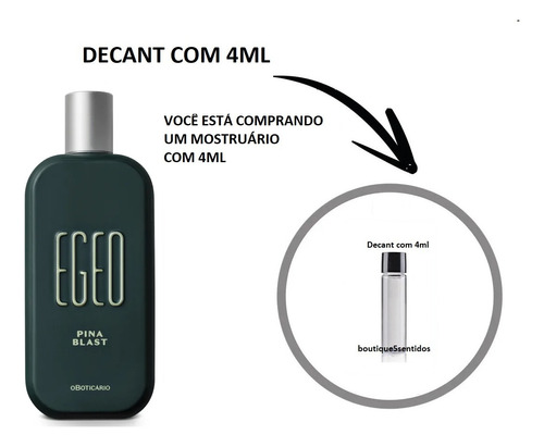 Egeo Pina Blast Desodorante Colônia Decant Com 4ml