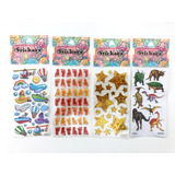 10 Planchas Stickers Infantiles Souvenir Buhos