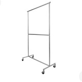 Rack Doble Para Ropa De 1.50 De Largo