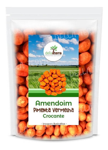 Amendoim Crocante Sabor Pimenta Vermelha 1kg