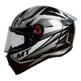 Casco Mt Helmets Revenge 2 Ff110 Kley B0 Blanco Para Moto