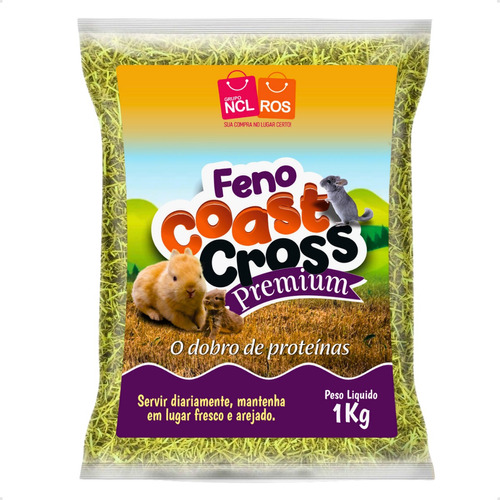 Feno Super Fresco E Cheiroso Para Coelhos Pequenos Roedores