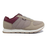 Topper Zapatillas - T.350 Mesh Beige Humus-bordo Tibet