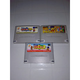 Lote Ganbare Goemon Originais Para Super Famicom Japonês