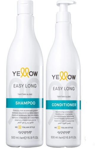 Shampoo Acondicionador Yellow Easy Long - mL a $94