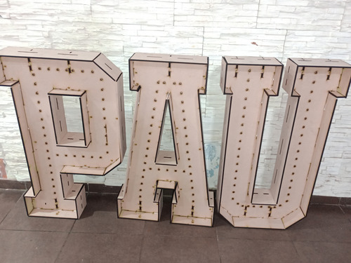 Letras Corpóreas/decoración 60cm 