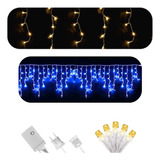 Luz Led Decorativa Luces Navideñas Luces De Navidad Cortina3