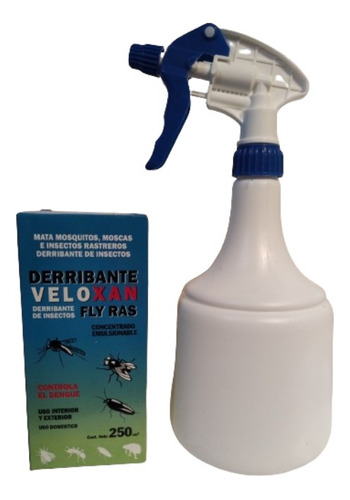 Insecticida Veloxan Derribante + Pulveriz Multiuso Giber 1lt