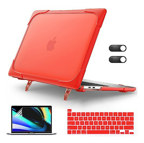 Funda Protectora Cissook Para Macbook Pro 13 Pulgadas - Rojo