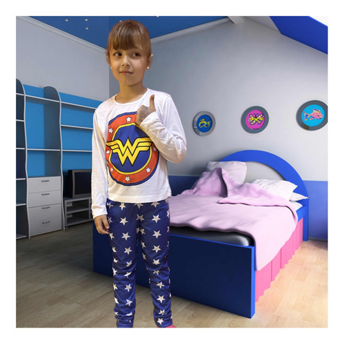 Pijama Algodón Invierno Mujer Animado Personaje Temático