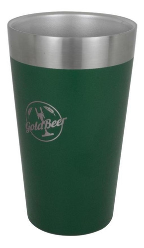 Copo Térmico Goldbeer Chopp Cerveja Inox Original