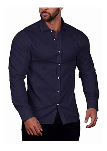 Camisa Casual Formal Ajuste Perfecto Slim Fit Strech Lisa M