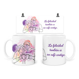 Taza 11 Oz Tapp8. Dúo De Tazas Parejas: Cafe Contigo