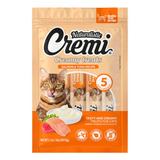 Snack Para Gato Naturalistic Cremi Salmon Y Atun - 5 Tubos