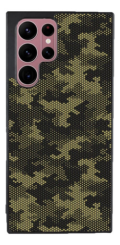 Funda Para Galaxy Camufaje Militar Verde Pixeleado Soldados