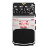 Pedal De Guitarra Multiefectos Behringer Fx600 Playback