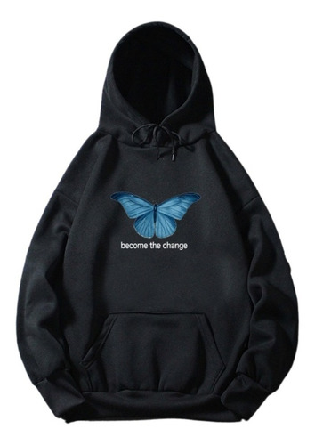 Blusas Moleton  Borboleta Butterfly Moletom Casaco De Frio