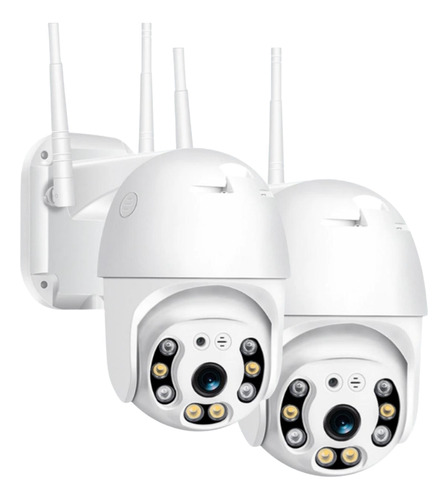 Pack X2 Camara De Seguridad Inalambrica Wifi Full Hd