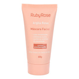 Argila Rosa Máscara Facial Ruby Rose Hb-404 60g Tipo De Pele Mista
