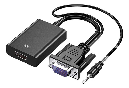 Adaptador Vga A Hdmi Para Conectar Computadora Portatil Con