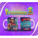 Kit Profesiones  Aquí Toma El Mejor Sublimacion Tazas Pack 2
