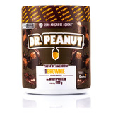 Pasta De Cacahuete Dr. Peanut C Whey, 600 G, Sabor A Brownie Renato Cariani