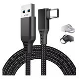 Cabo Link Quest 1 E 2 5m Usb/usb-c Preto - Atc_05_cable