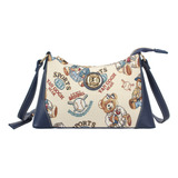 Bolso De Mensajero Con Estampado De Tapiz Van Gogh Bear V026