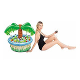 Hielera Inflable Joyin Diseño Palmera Grueso Y Duradero Pvc