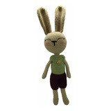 Conejo Muñeco Tejido A Mano Peluche Juguete Amigurumi