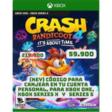 Crash Bandicoot 4 Xbox One, Series X Y Series S Código