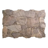 Revestimiento Simil Piedra Ceramica Ribassos Gris , Pared