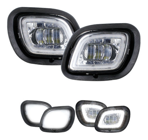 Par Faros Led Lupa Neblineros Freightliner Cascadia 08-17