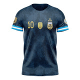 Camiseta Argentina Campeón 2022 Afa 3 Estrellas Messi