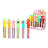 Pack 6 Brillos Labiales Kawai Frutas