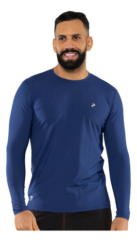 Camisa Térmica Segunda Pele Proteção Uv Solar Radar Fps 50+.