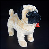 Pugsly Pug Peluche Animal Cachorro Perro, 12 Pulgadas