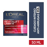 Crema Hidratante L'oréal Paris  Antiarrugas Día Revitalift 50 Ml