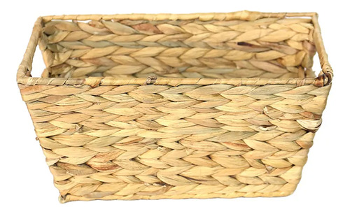 Cesta Organizadora Retangular Seagrass Natural 33cm