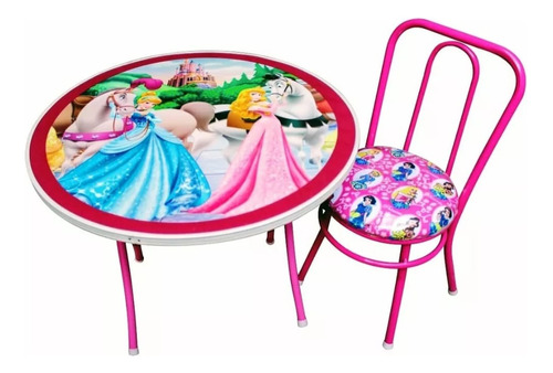 Mesa Infantil Plegable Con Silla