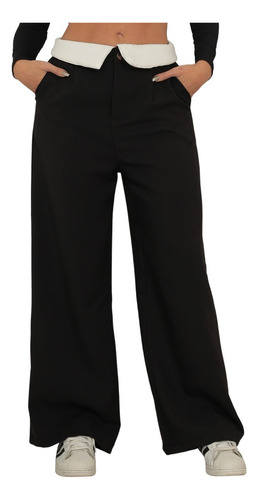 Calça Pantalona Social Alfaiataria Elegante Cós Alto Luxo  