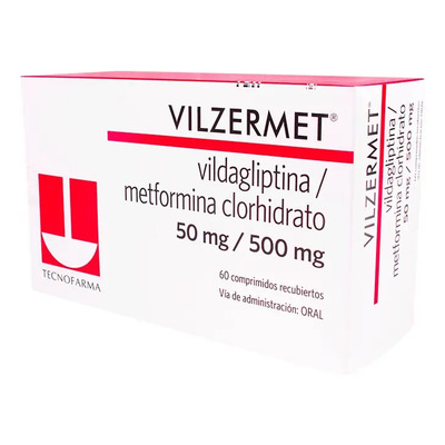 Vilzermet 50\u002F500 Mg Caja 30 Comprimidos - Asofarma de méxico, s.a. de c.v. | Envío gratis