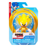 Jakks Pacific Sega Super Sonic Classic The Hedgehog 6cm